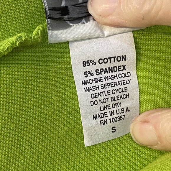 GW SPORT -- Long Top, Spaghetti Straps, Side Vents, Lime Green - Picture 15 of 15